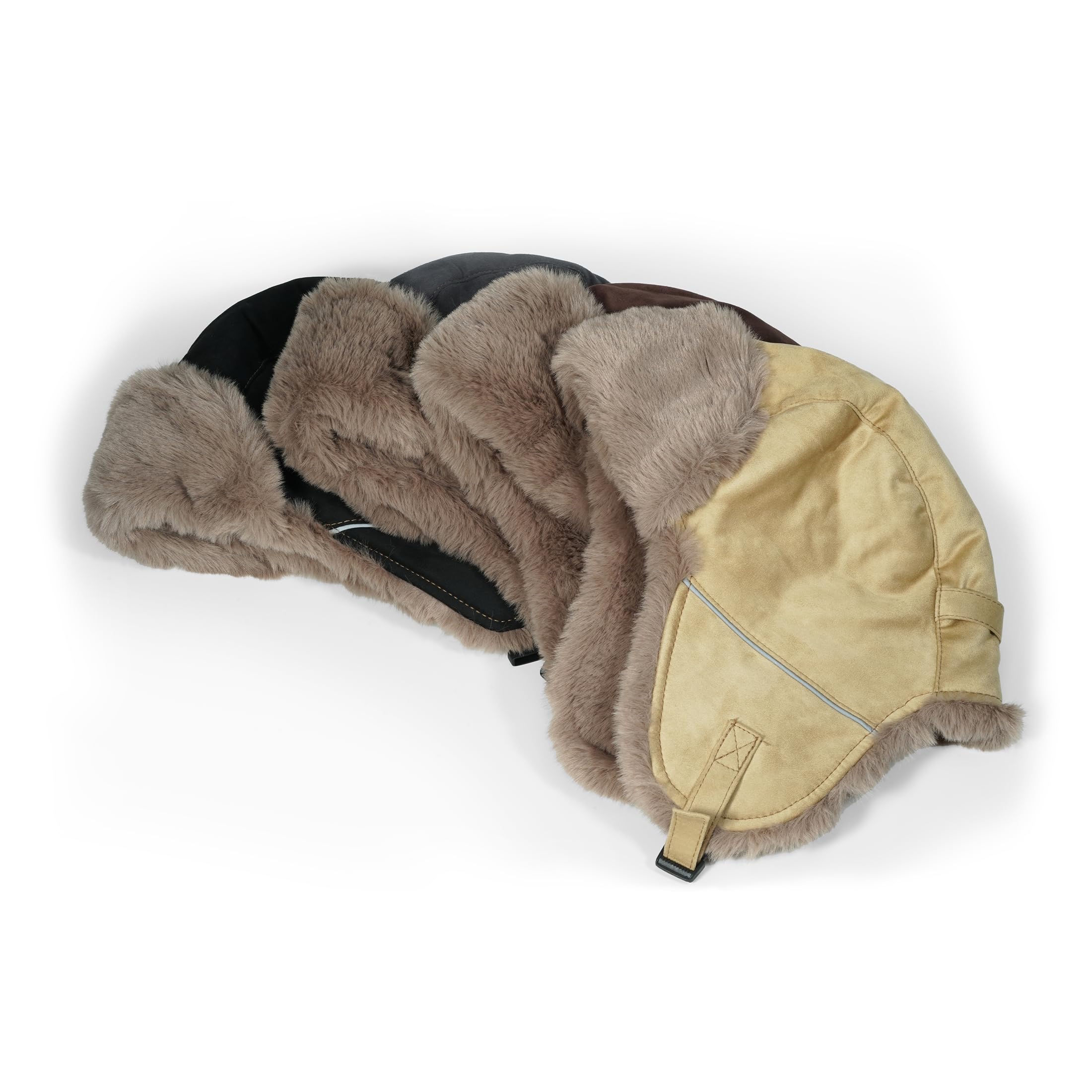 czapka, Czapka traperska zimowa, czapka lotnicza z nausznikami, ciepła typu bomber, termiczna uszanka(PL2509Gray)