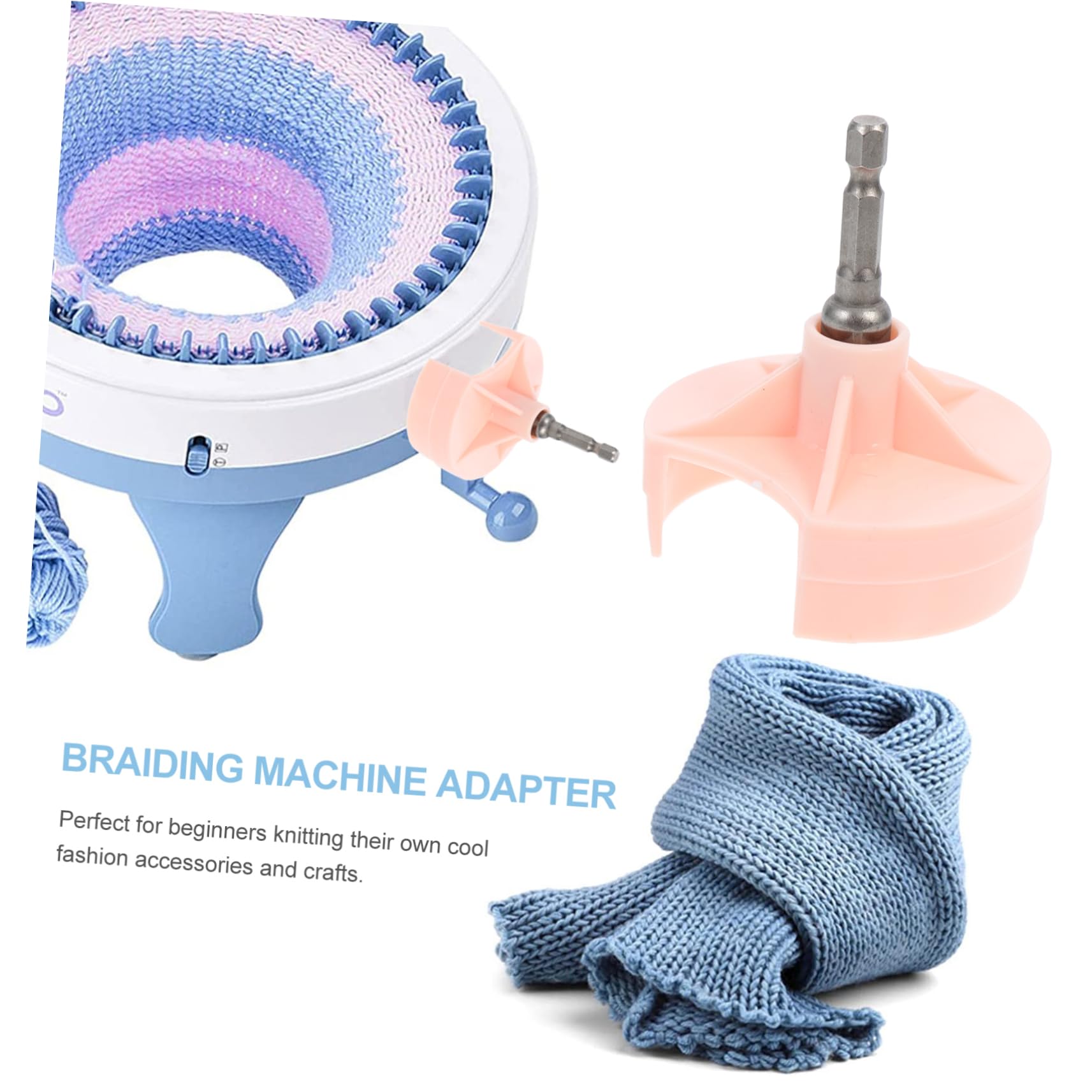 Lurrose 5stücke Strickmaschinen-adapter Für Schnelles Stricken Praktisches Werkzeug Für Anfänger Aus Hochwertigem Material Einfach Zu Bedienen Für Kreative Projekte Und
