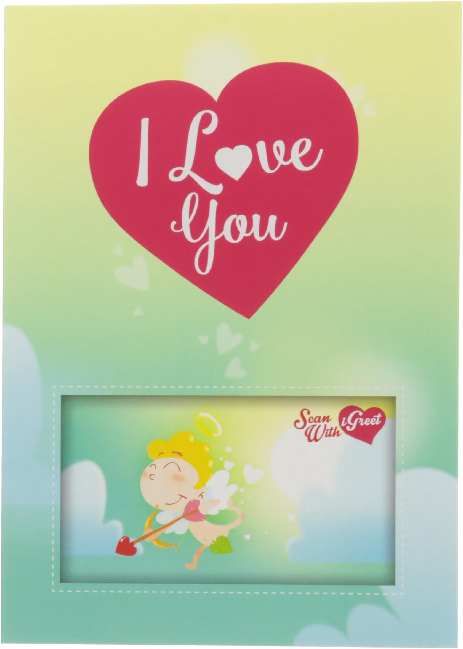 Augmented Reality Greeting Card: I Love You, Cupid
