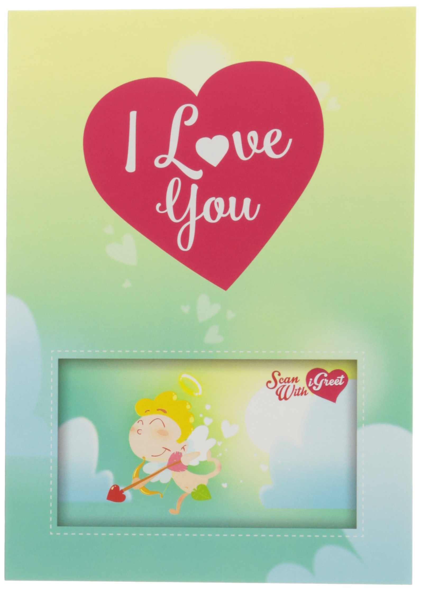 Augmented Reality Greeting Card: I Love You, Cupid