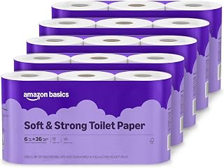 Amazon Basics Unscented Soft and Strong 2-Ply Toilet Paper