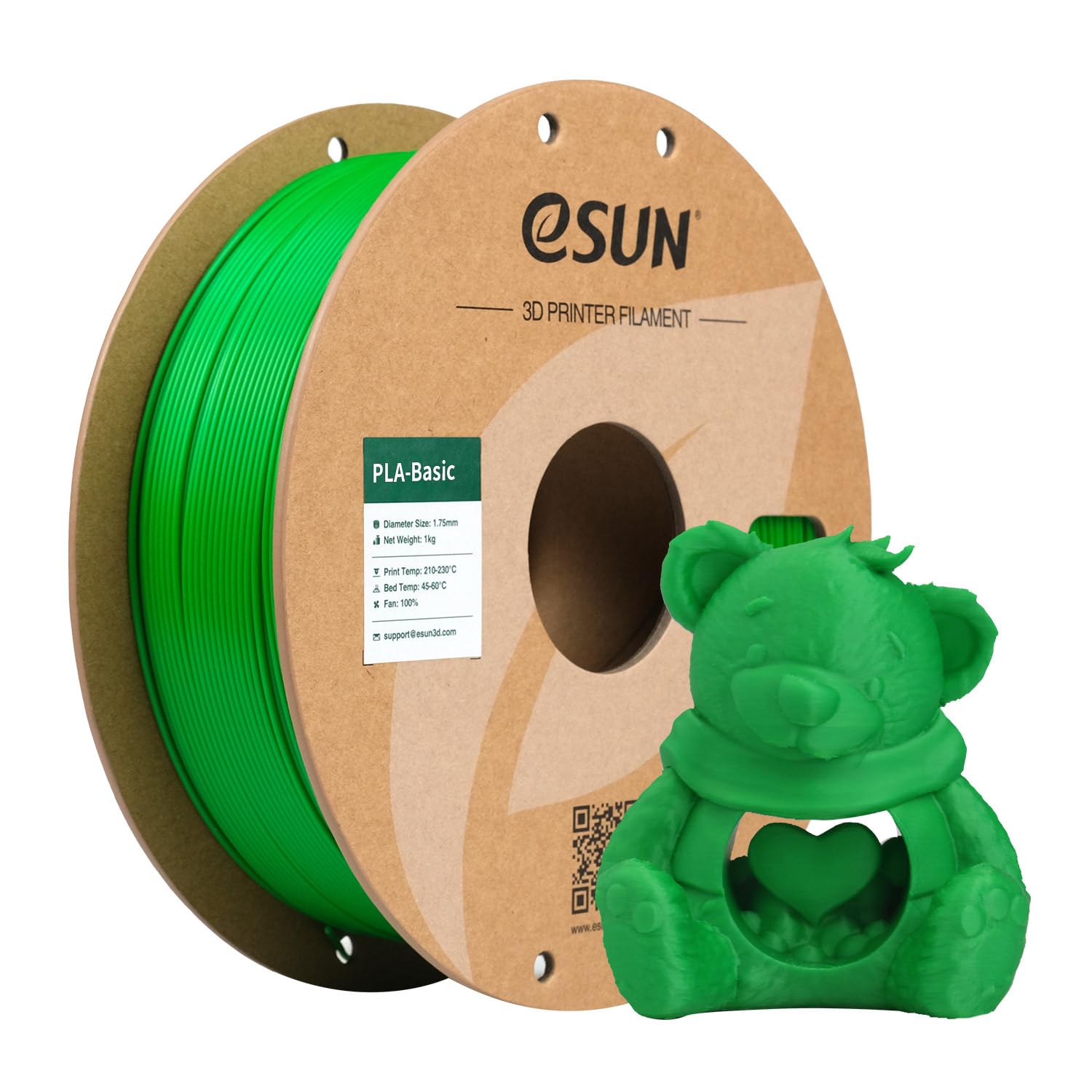 1KG Pack of PLA 3D Printer Filament, 1.75mm