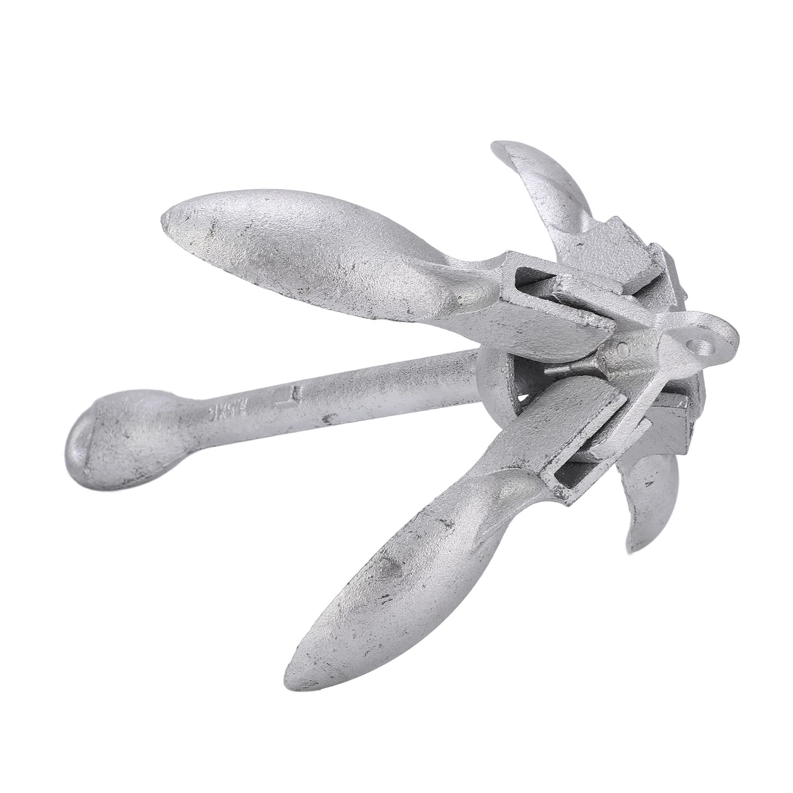 4 Ancore Pieghevoli a grappino, Ancora Pieghevole per Barche con Design bloccabile, Ancora compatta a Ombrello per Kayak, Yacht, Canoe e Piccole imbarcazioni
