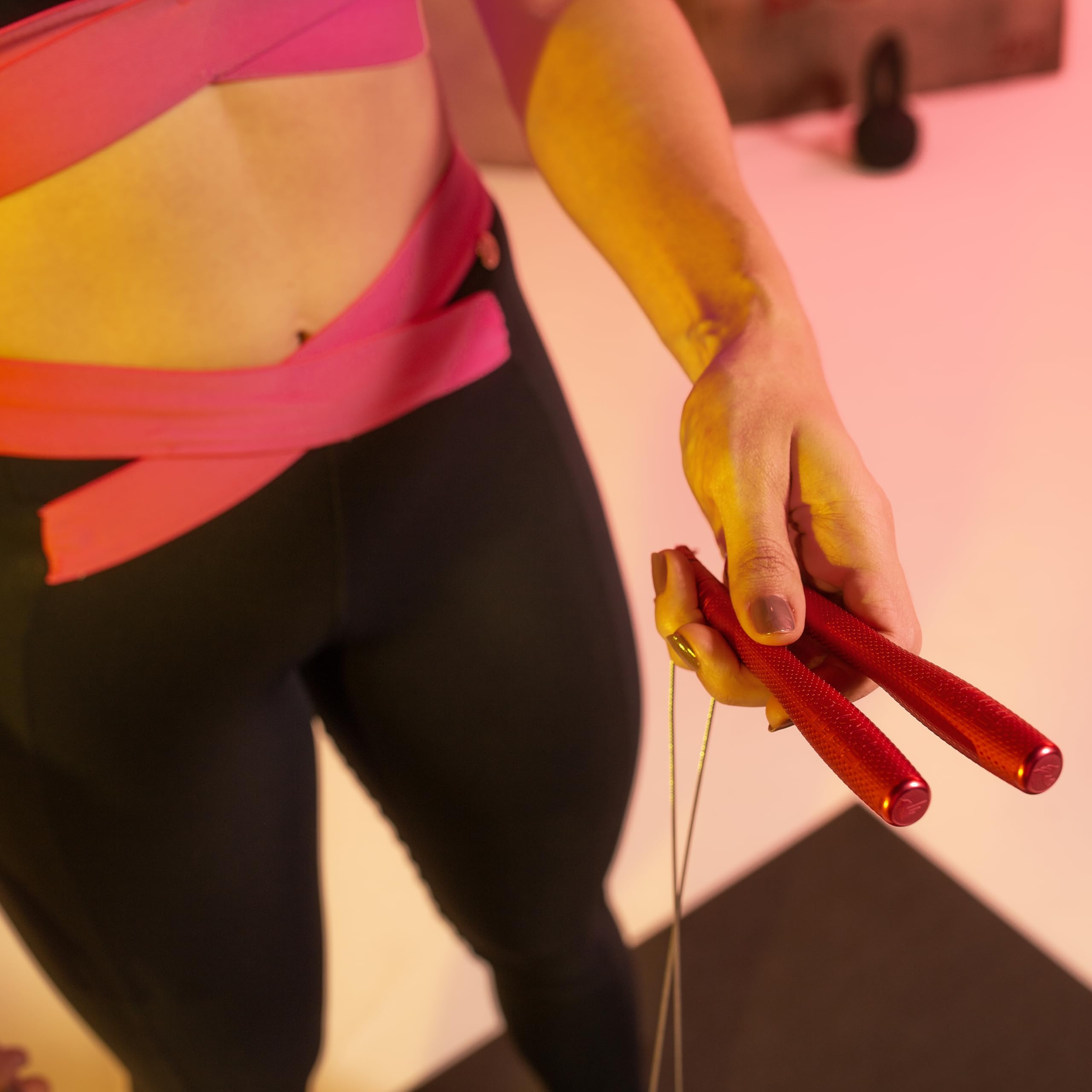 Elite Jumps Bullet Comp - Corda per saltare veloce per allenamento doppio Under WOD, corda professionale ad alte prestazioni per allenamento e fitness, leggera e resistente per allenamento