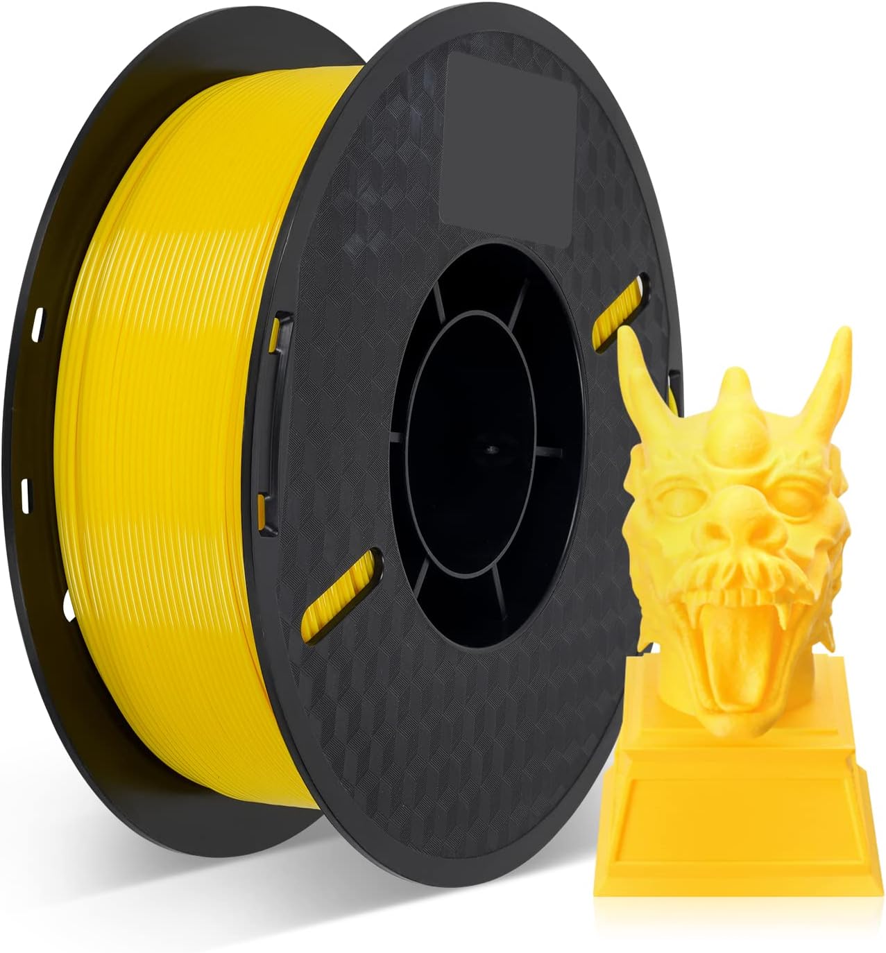 Kingroon PETG 3D Printer Filament, Dimensional Accuracy +/- 0.03 mm, 1 kg Spool(2.2lbs), 1.75 mm，Grey