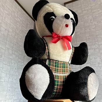 Amazon.co.jp: 特大 昭和レトロポップ パンダ ぬいぐるみ ポンチ