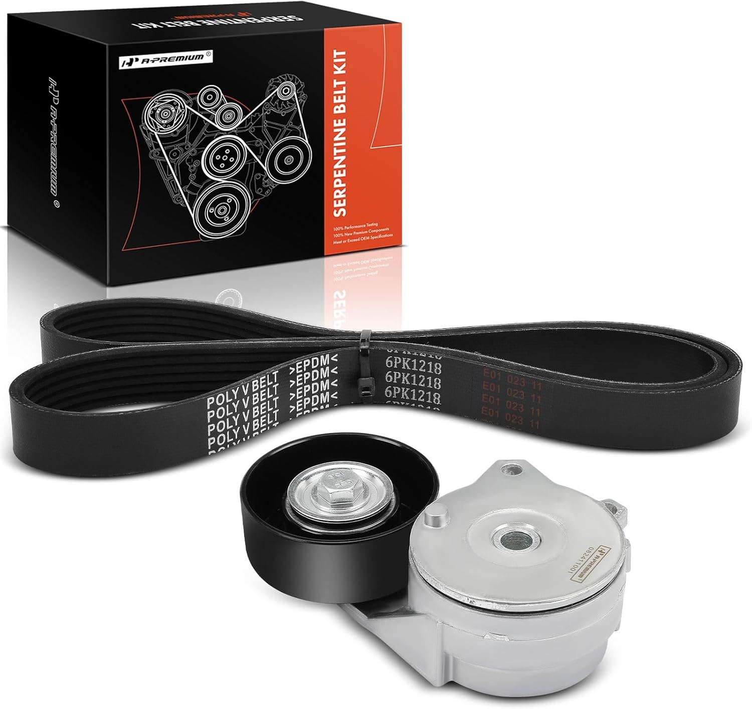 A-Premium Engine Serpentine Belt Drive Kit Compatible with Nissan Sentra 2013-2019 - 1.8L