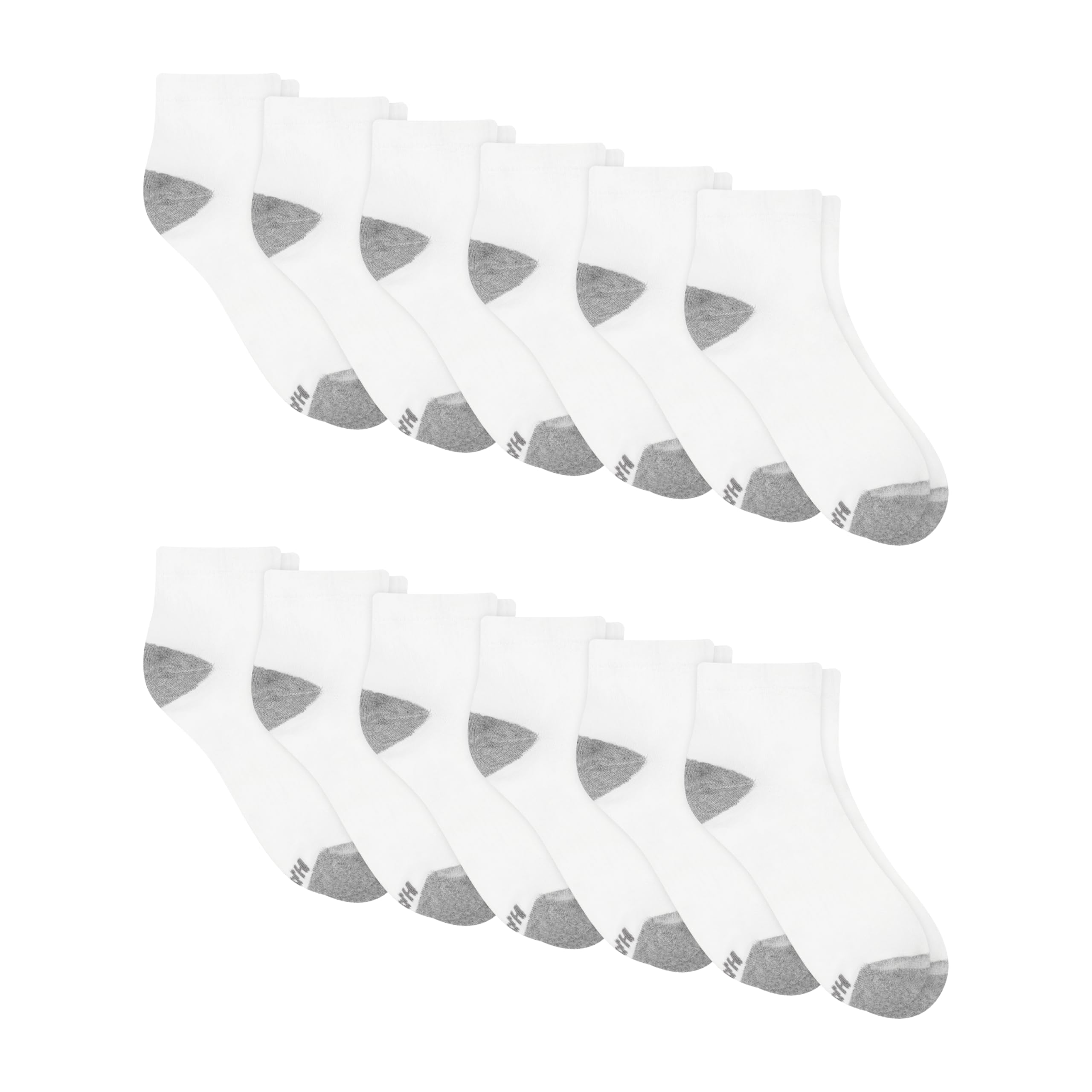Hanes Active Cool X-temp - Calcetines para hombre (14 pares, ligeros, resistentes a la humedad, acolchados)