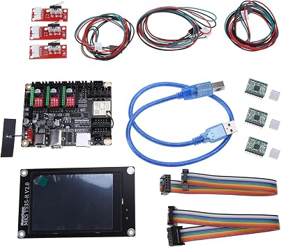 Yuly for DLC32 V2.1 Motherboard GRBL 32bits Offline Controller TS35-R LCD for 3D Engraver DLC32 V2.1 32bits GRBL Offline WiFi Controller TS35-R LCD CNC3018 MAX-PRO Kit