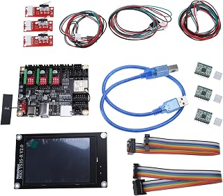 Yuly for DLC32 V2.1 Motherboard GRBL 32bits Offline Controller TS35-R LCD for 3D Engraver DLC32 V2.1 32bits GRBL Offline WiFi Controller TS35-R LCD CNC3018 MAX-PRO Kit