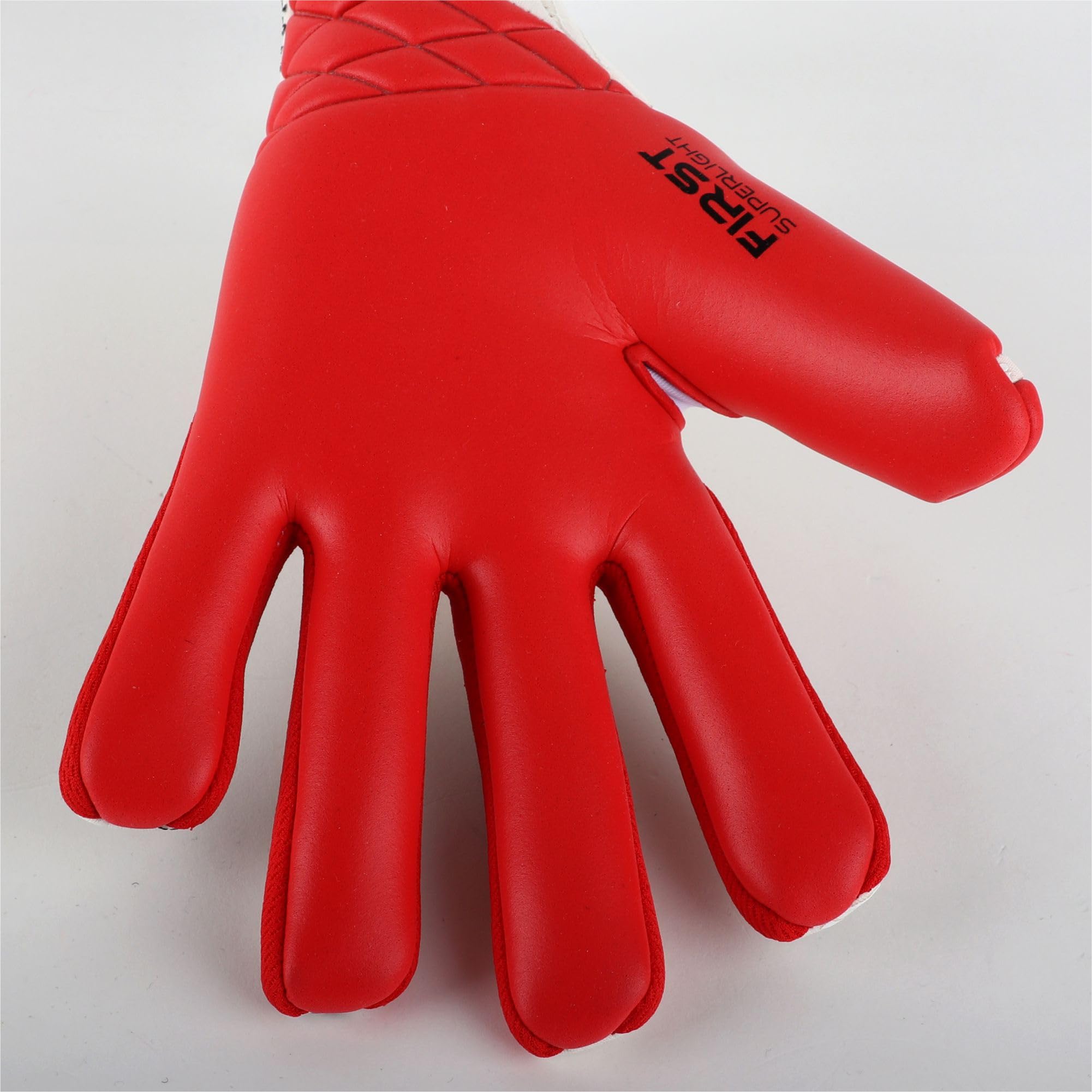 HO Soccer First Superlight EVO SMU Red Guantes de Portero, Unisex Adulto, Blanco/Rojo