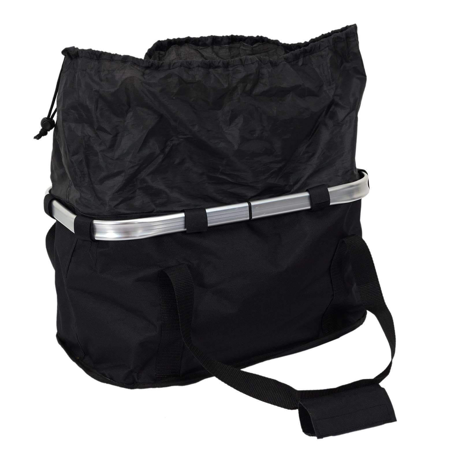 Be Mix Panier de Vélo Clipsable en Polyester 24 L Noir | Polyester, clipsable, contenance 24 L, fixation vélo, loisir voyage sport, transport d'affaires, pratique, noir