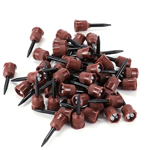 Miniatura 25 de LA MIERE 50 puntas de mezcla de impresión dental de alto rendimiento 10:1 azul/naranja, puntas HP estilo T, corona y puente 10:1