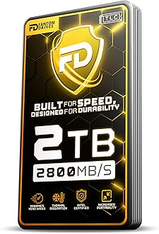 - Fantom Drives Extreme 2TB External SSD - 2800MB/s, Thunderbolt 3 and 4, USB Type-C, Aluminum, 3D NAND TLC, TB3X-2300N2TB