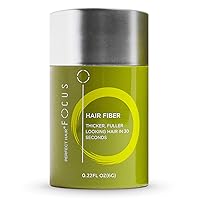 Vista 10 de Fibras capilares para adelgazar el cabello, espray de proteína de queratina natural para engrosar el cabello, fibras capilares para cabello