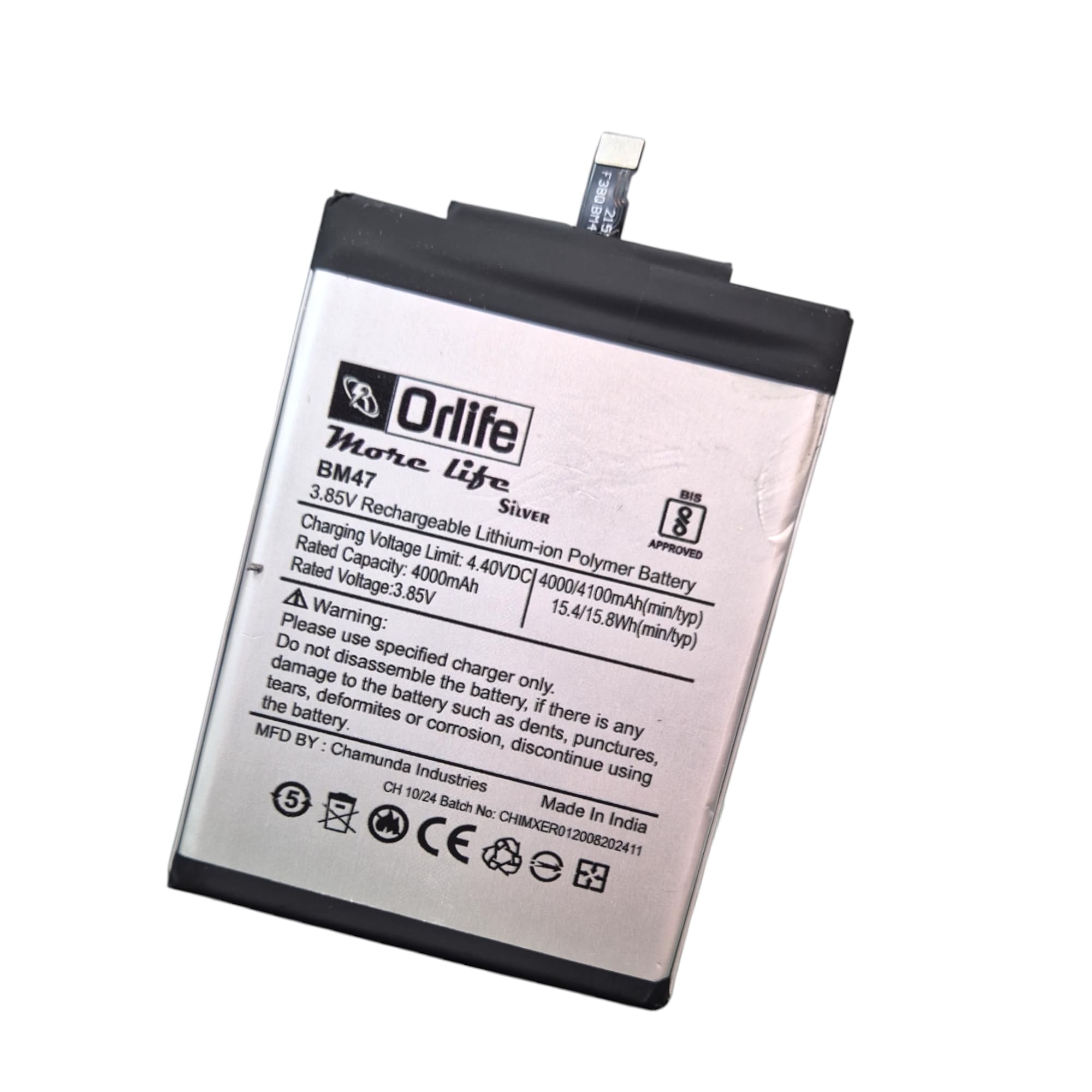 Orlife Original BM47 Battery Compatible with Xiaomi Redmi 3 | Redmi 3s | Redmi 3X | Redmi 3 Pro | Redmi 3s Prime | Redmi 4 | Redmi 4X (4100 mAh) 1 Year Replacement Warranty (B0DG9CYC13) Amazon Price History, Amazon Price Tracker