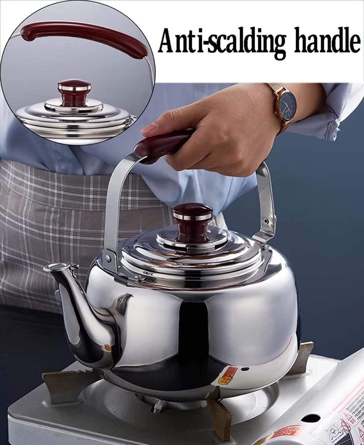Czajnik z Gwizdkiem Czajnik Z Gwizdkiem Ze Stali Nierdzewnej 304 Czajnik Z Gwizdkiem Uniwersalny Czajnik Do Kuchenki Gazowej I Kuchenka Indukcyjna Dzbanek Do Herbaty Gwizdanie Czajnik Czajnik Kuchenek