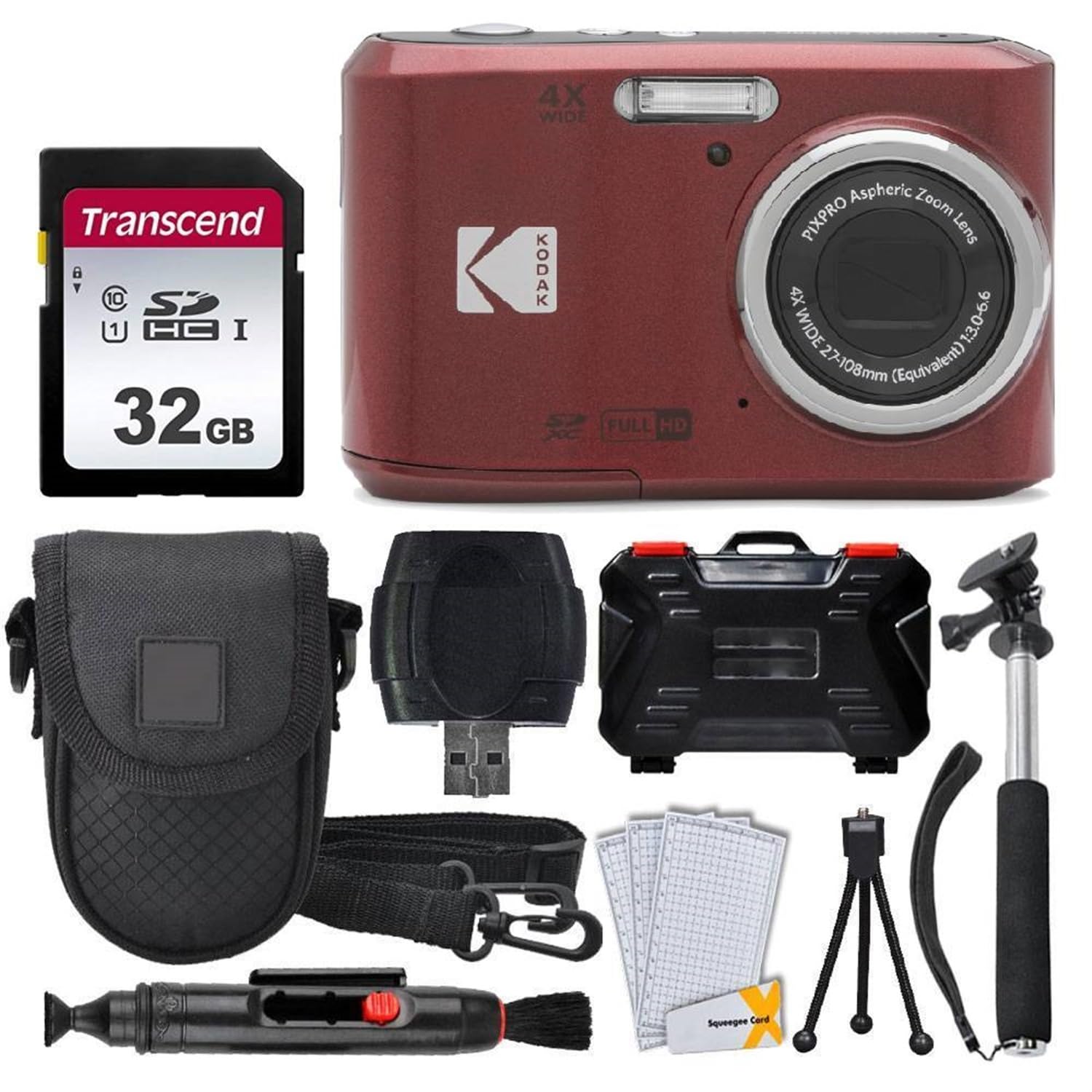 Amazon | Kodak PIXPRO FZ45 デジタルカメラ+ 32GBメモリーカード + 
