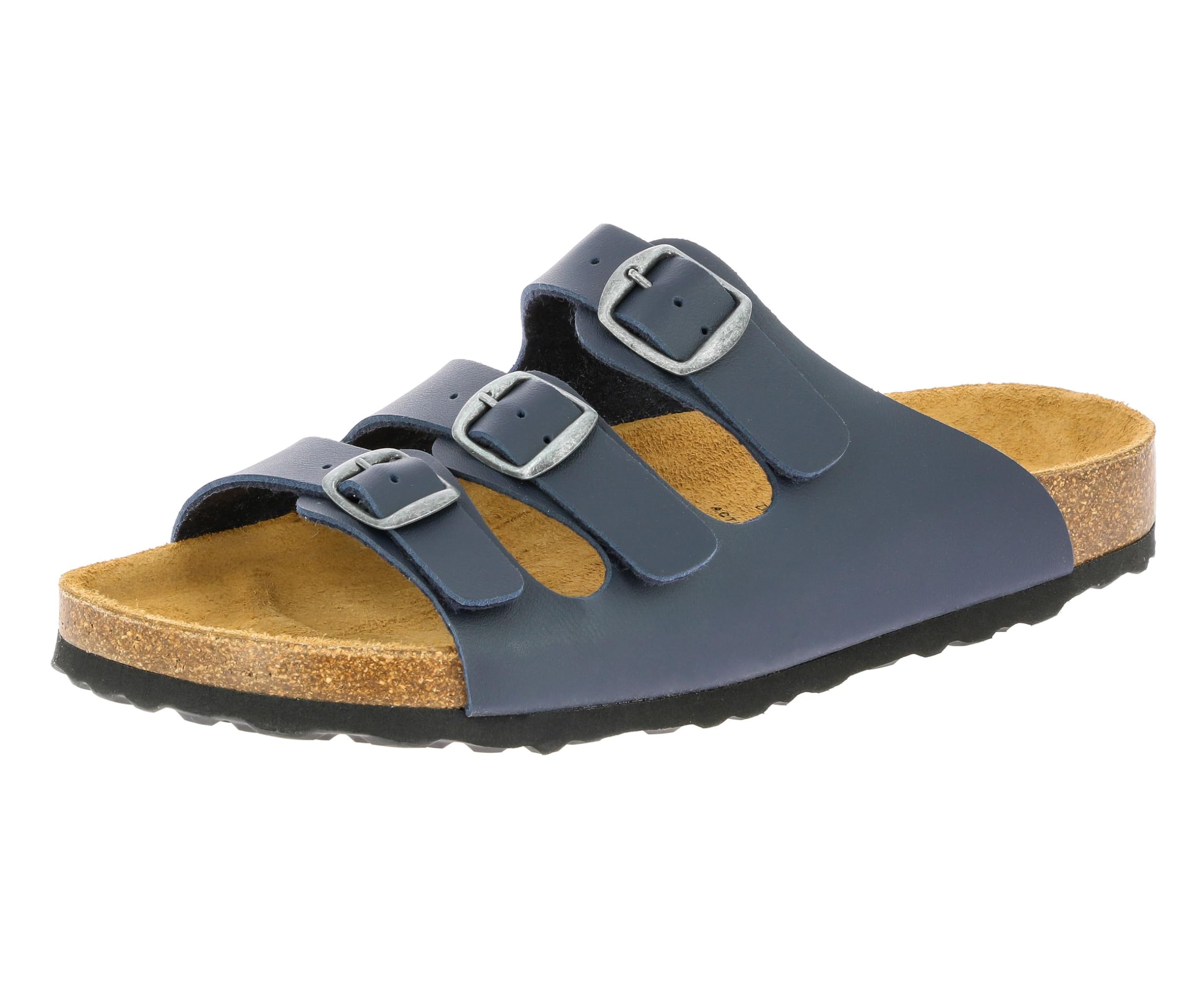 Lico Women's Bioline Classic Mules, Navy, 3 UK