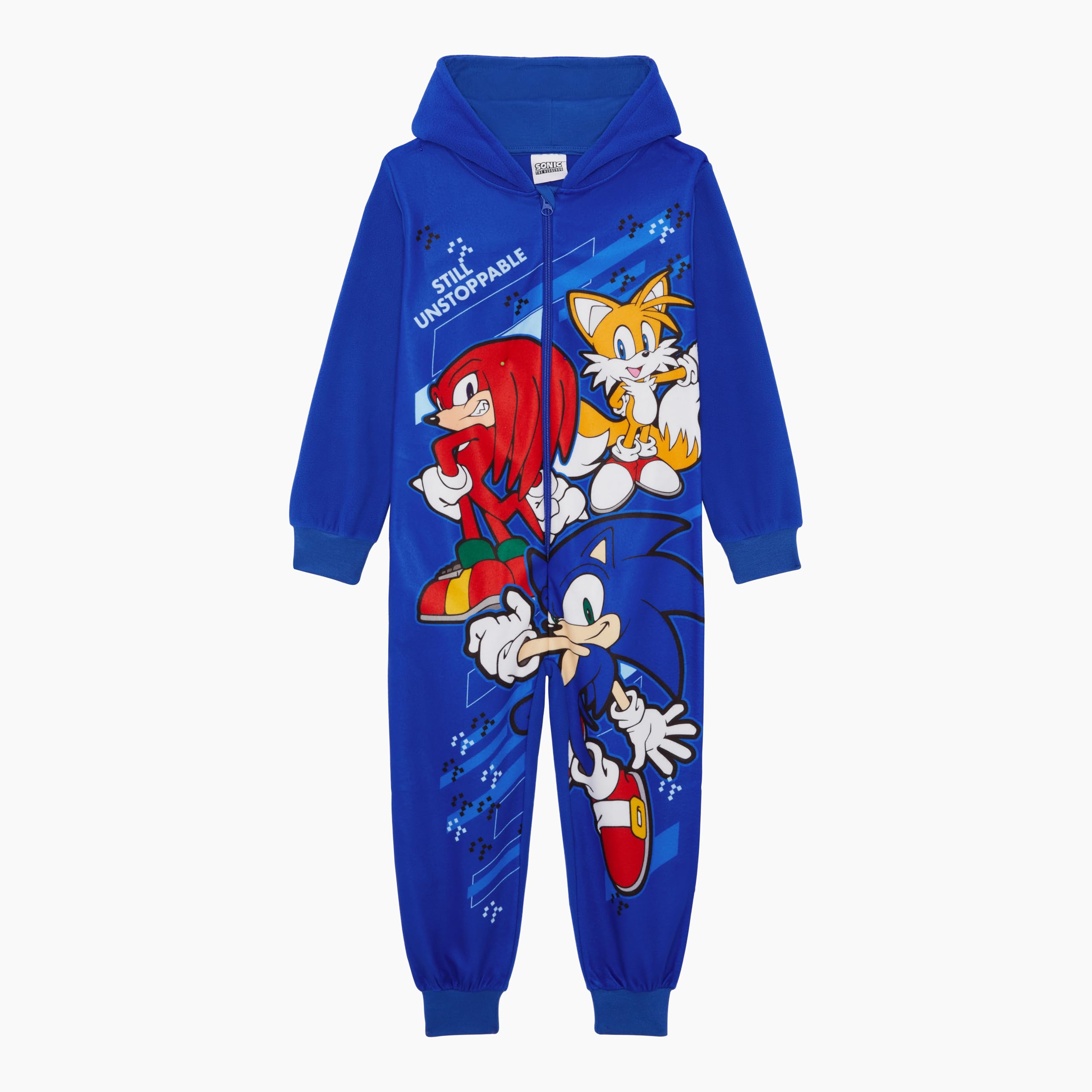 Sonic The Hedgehog, Pyjama à capuche pour garçons ou filles, âge 4-14 ans