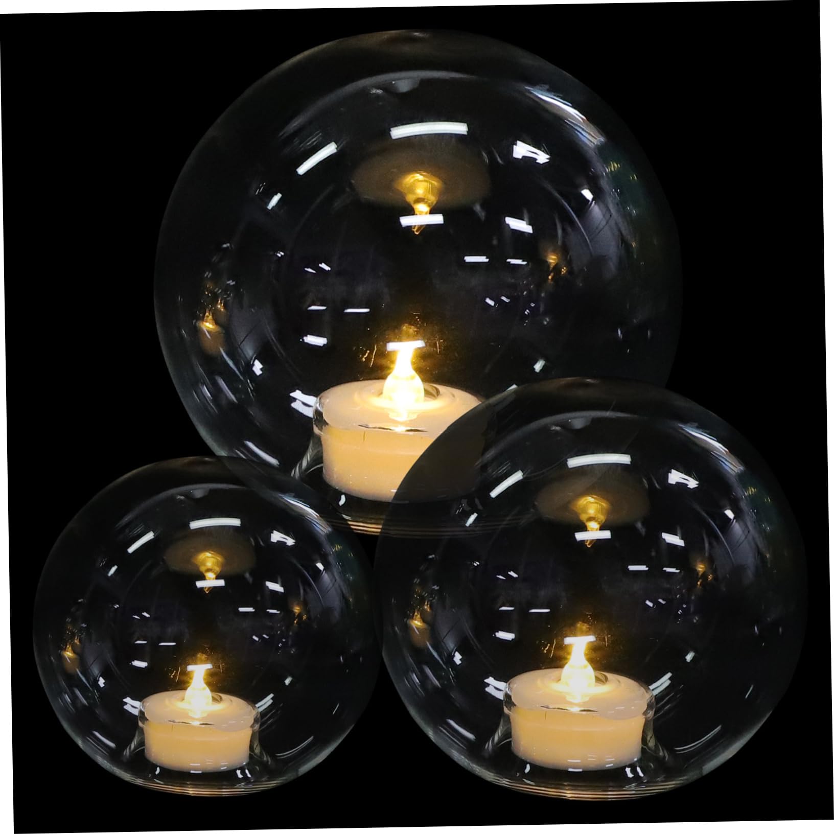 Bougies sans flamme design MAGICLULU bougeoirs de table
