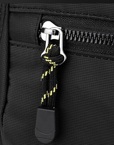 Miniatura 7 de Riñonera para hombres y mujeres, bolsa de hombro cruzada con 4 bolsillos, bolsa de cintura, bolsa para cinturón para viajes, caminar, correr,