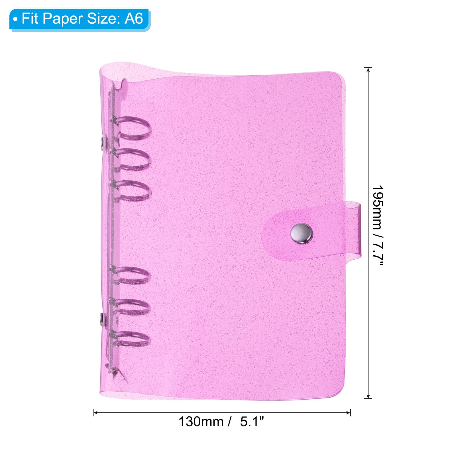 PATIKIL A6 Clear Binder Cover - Image 2