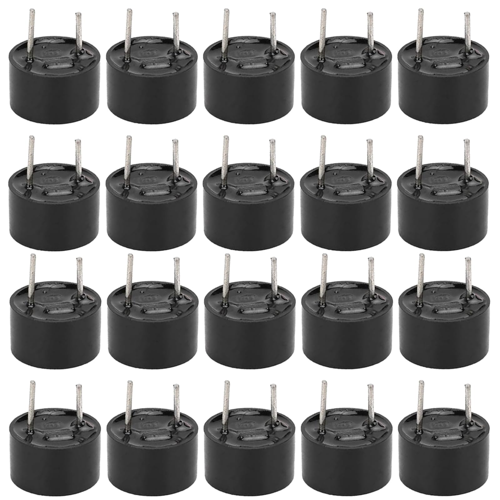 20 szt. 3 V Active Piezo Buzzer Alarm Czujnik, elektromagnetyczny beeper, aktywny alarm piezoelektryczny, do alarmu sygnałowego, 9 x 6 mm/9 x 5,5 mm