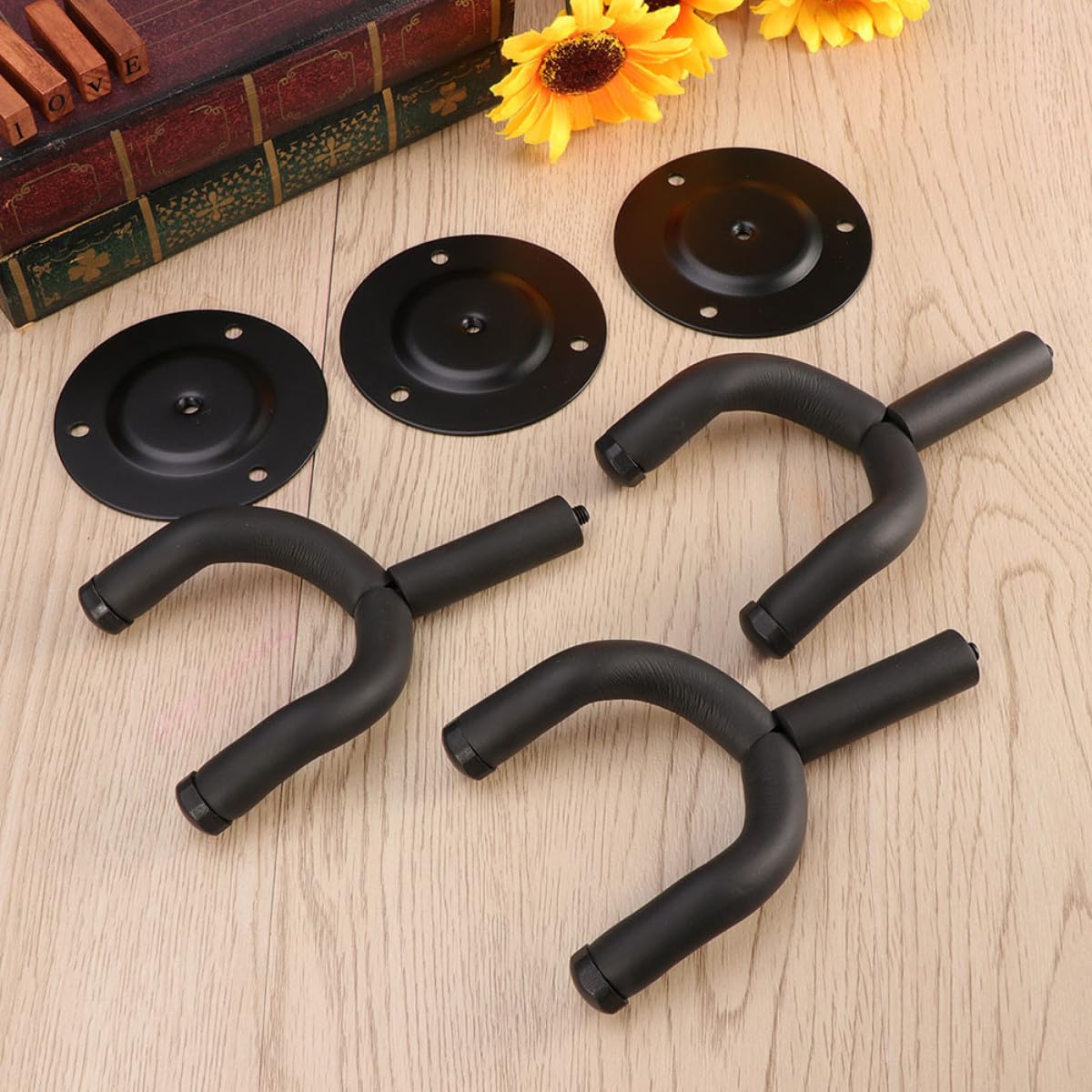 SUPVOX 8pezzi Gancio Per Appendere Chitarra Da Parete Ganci Per Strumenti Musicali Forma Rotonda Adatto Tutte Le Dimensioni Di Chitarre Violini Proteggi Bene Tuo Strumento Musicale
