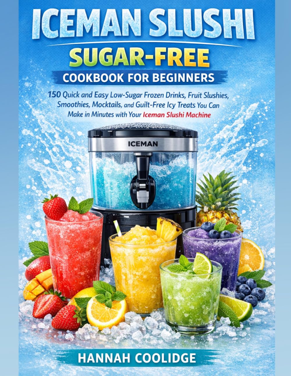 Iceman Slushi Sugar-Free Cookbook for Beginners: 150 Quick and Easy Low-Sugar Frozen Drinks, Fruit Slushies, Smoothies, Mocktails, and Guilt-Free Icy ... in Minutes with Your Iceman Slushi Machine