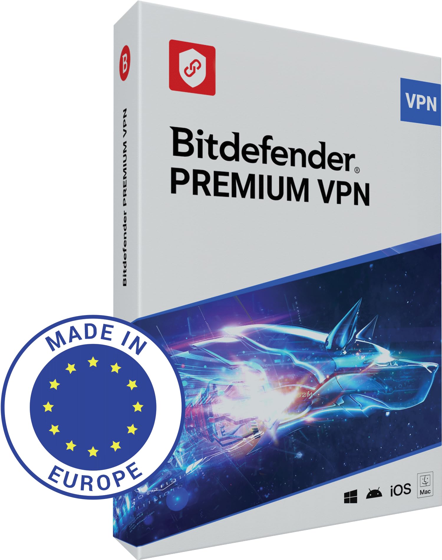 Bitdefender Premium VPN | 10 Geräte | 1 Jahr | PC/Mac/Smartphone | Aktivierungscode per Post versendet