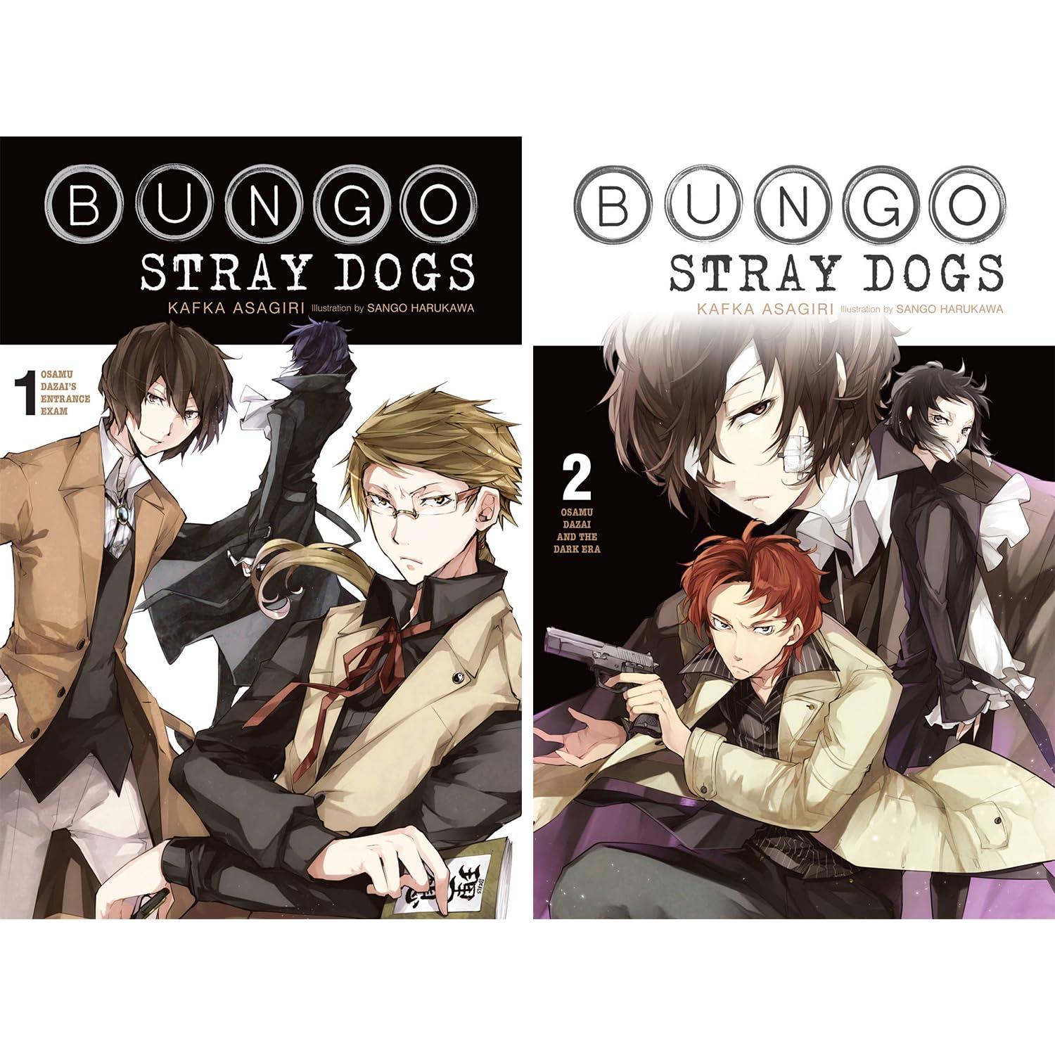 Bungo Stray Dogs Light Novel Set Vol 1-8