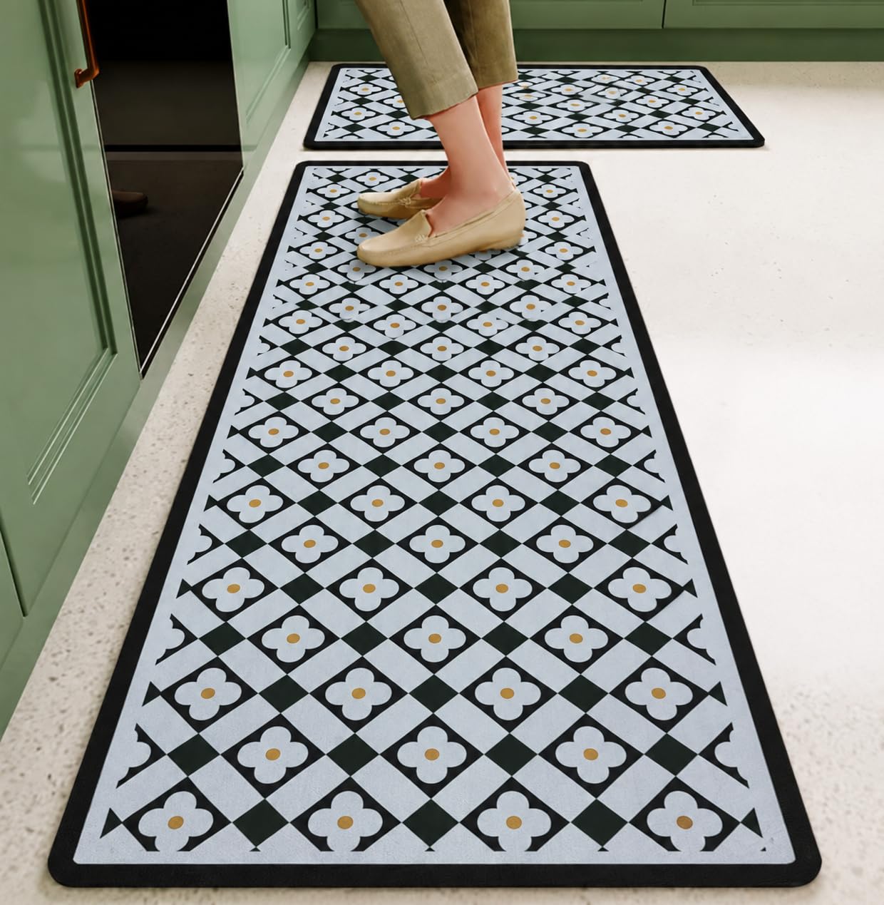 HomeCloud Rubber Kitchen Mats - Non-Slip & Absorbent -7 HomeCloud Rubber Kitchen Mats - Non-Slip & Absorbent -7