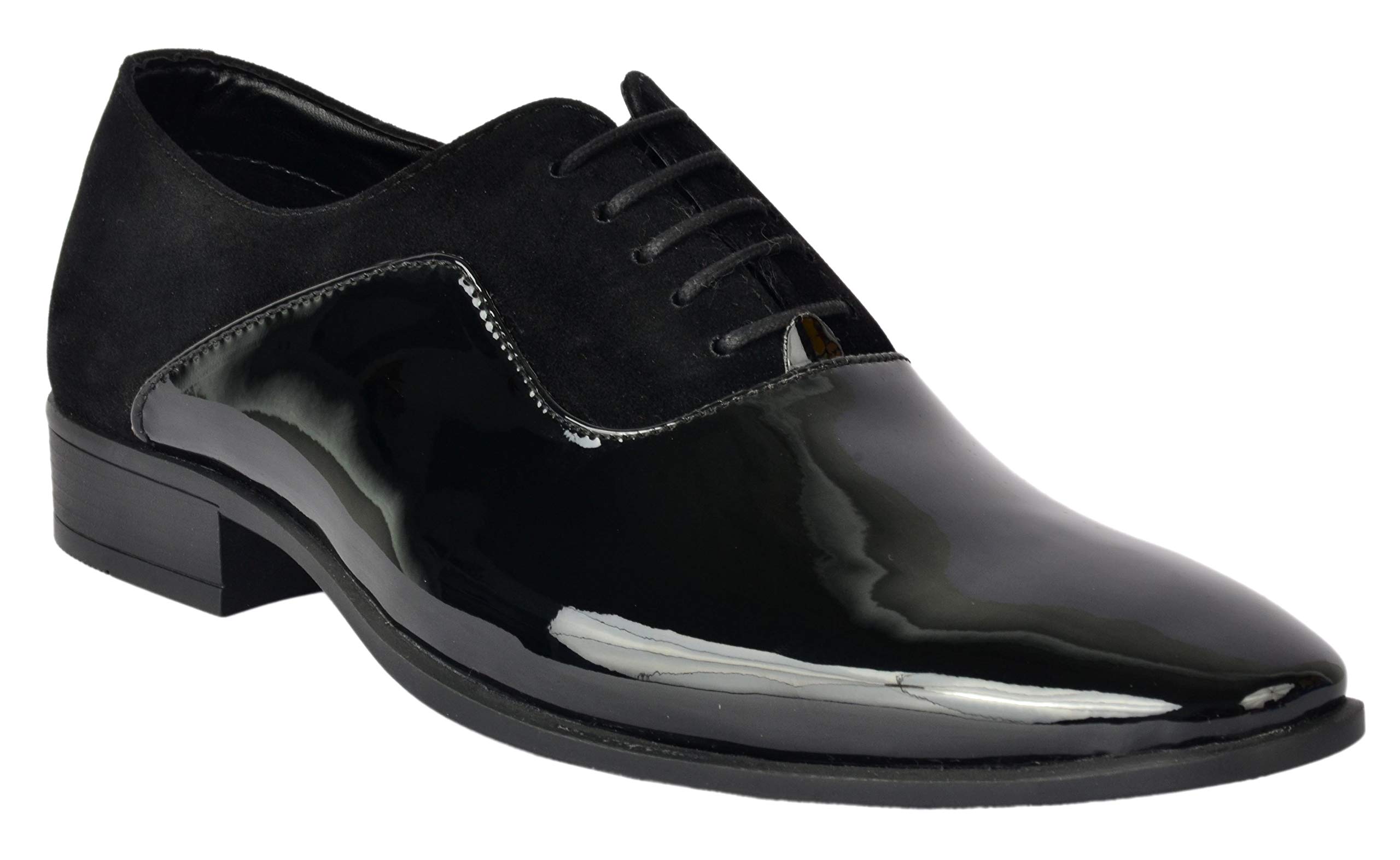 AADI Mens Black Synthetic Leather Derby Party Formal Shoes (B084MLLRLF) Amazon Price History, Amazon Price Tracker