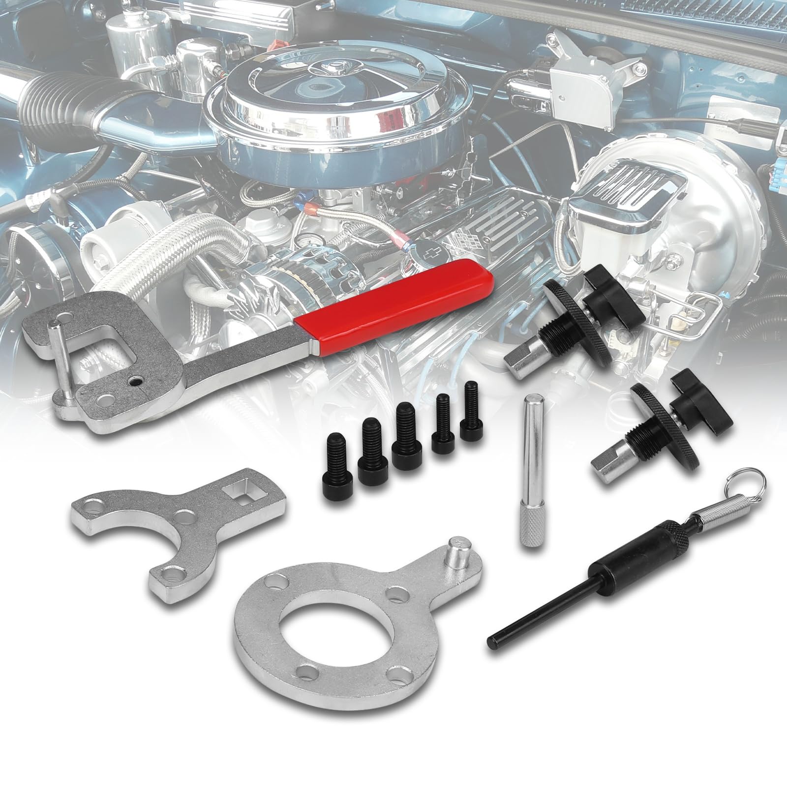 Kit Attrezzo Messa in Fase Motore Set Compatibile con Punto Panda Doblo Corsa Astra Meriva 1.3 JTD CDTi Strumento di Regolazione del Motore