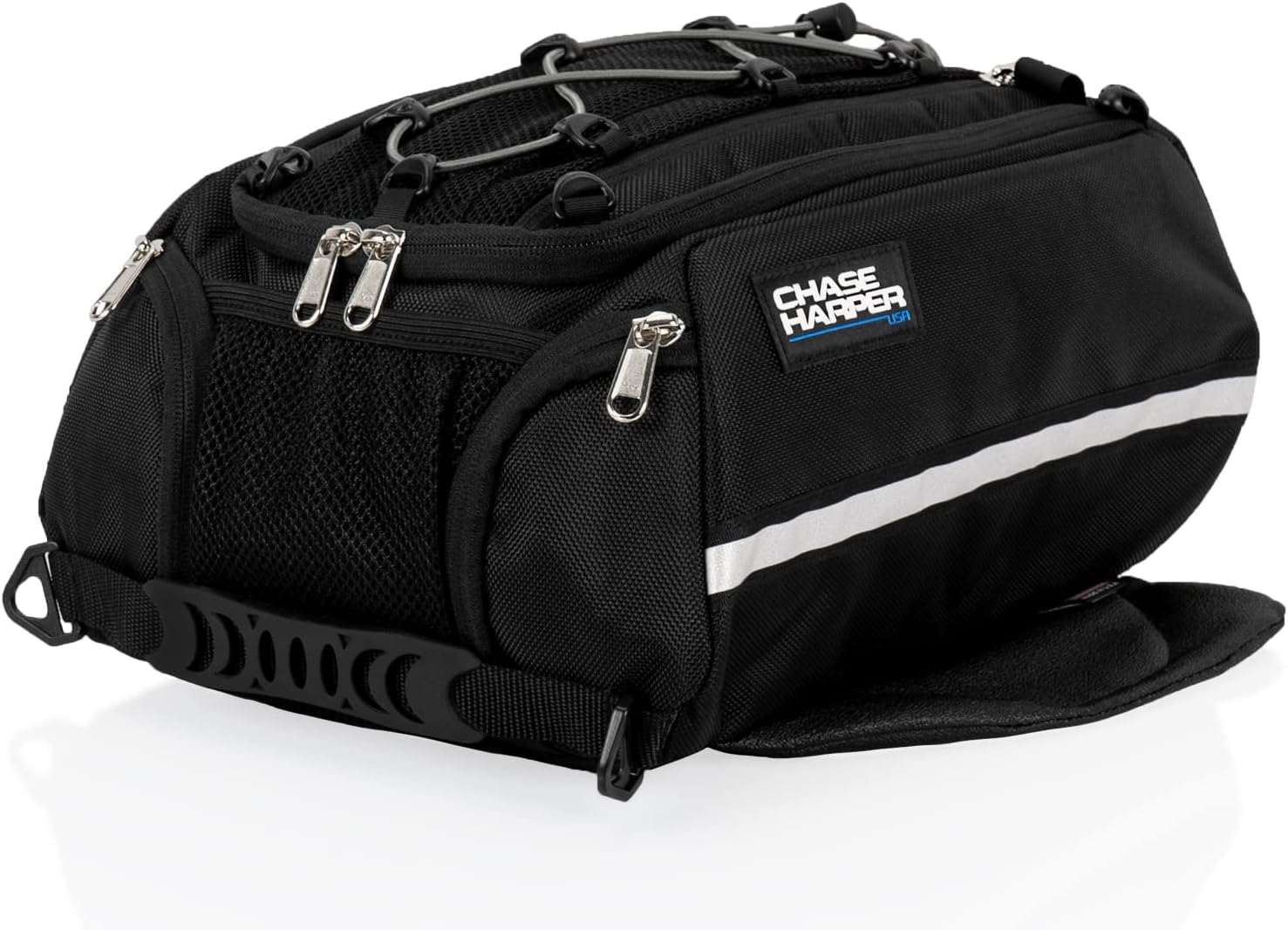 Chase Harper USA 1650 Magnetic Tank Bag - Water-Resistant, Tear-Resistant, Industrial Grade Ballistic Nylon with Anti-Scratch Rubberized Polyester Bottom, Strong Neodymium Magnets, 11.5"L x 10"W x 7"H : Automotive
