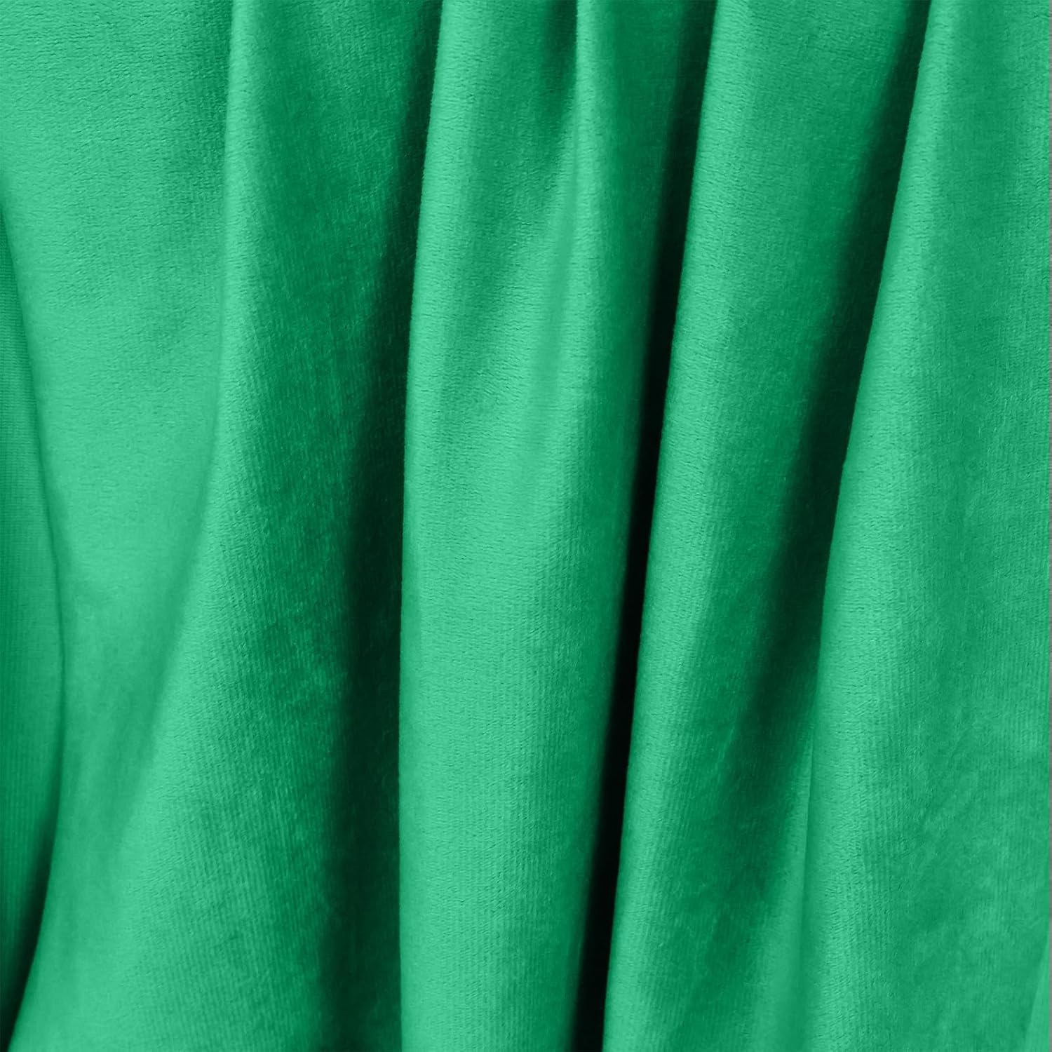 Velvet Fabric, 60'' x 80'' (150CM x 200CM) Soft Upholstery and Apparel Fabric, Wrinkle Resistant Velvet Upholstery Fabric for Home Decorating and Crafts (Dark Green)