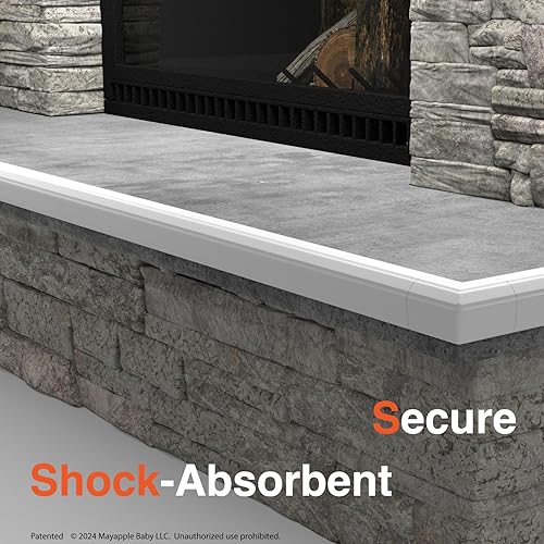 Miniatura 6 de Roving Cove PreFit (ancho) Protector de esquina de borde de chimenea (borde extra ancho de 9 pies, 2 esquinas), protectores de parachoques a prueba