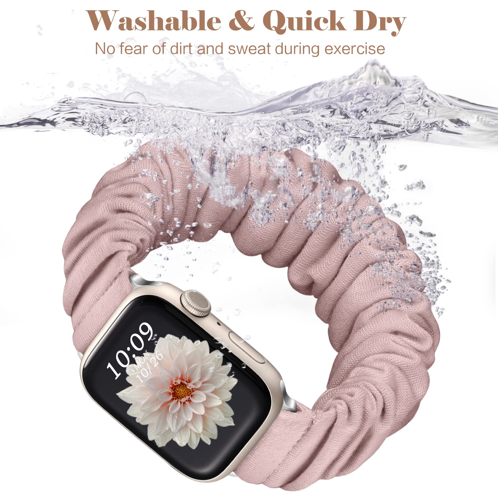 Adorve Correas de coletero para Apple Watch de 40 mm, 38 mm, 41 mm, 42 mm