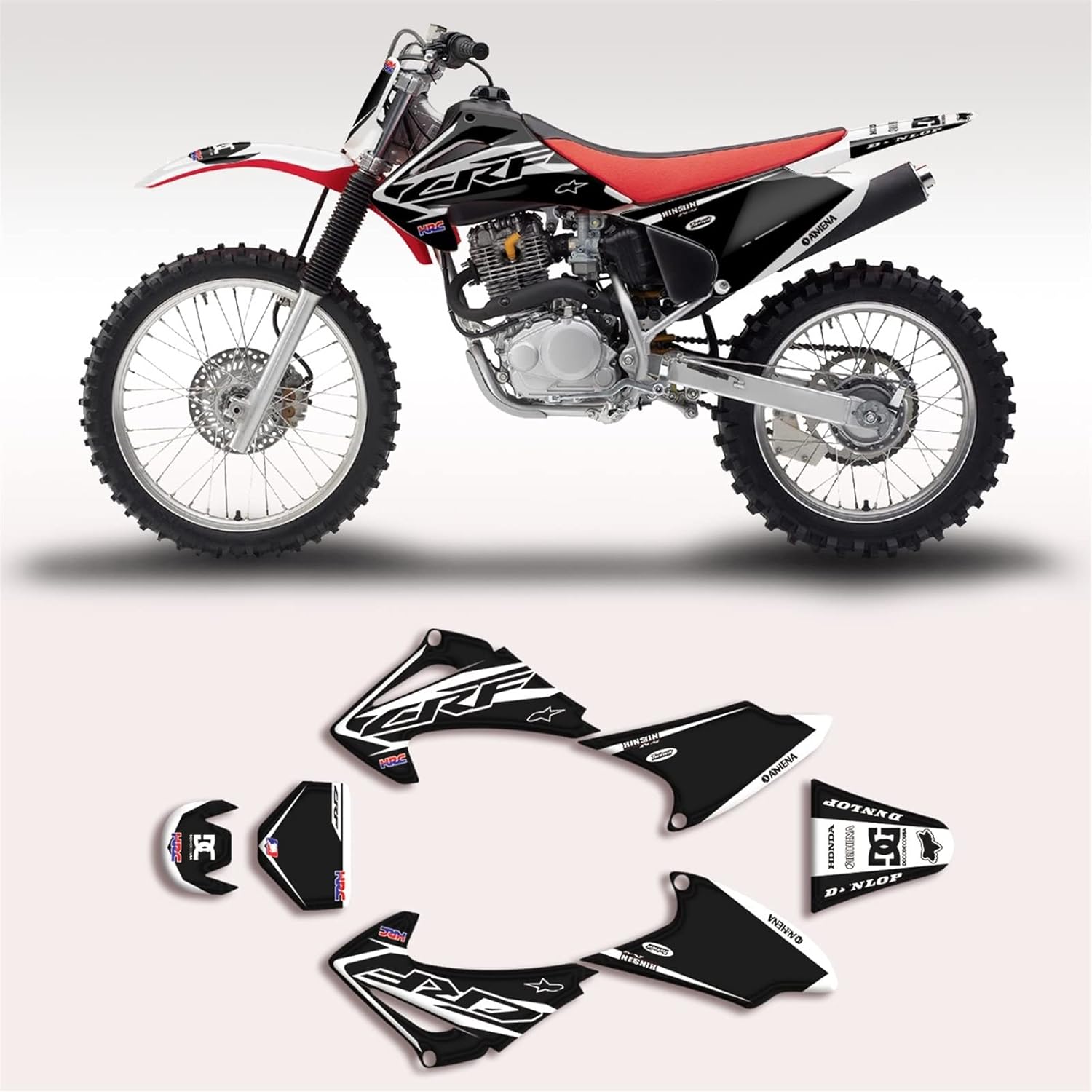 Rmbaby カスタマイズされたオートバイデカールステッカーグラフィック