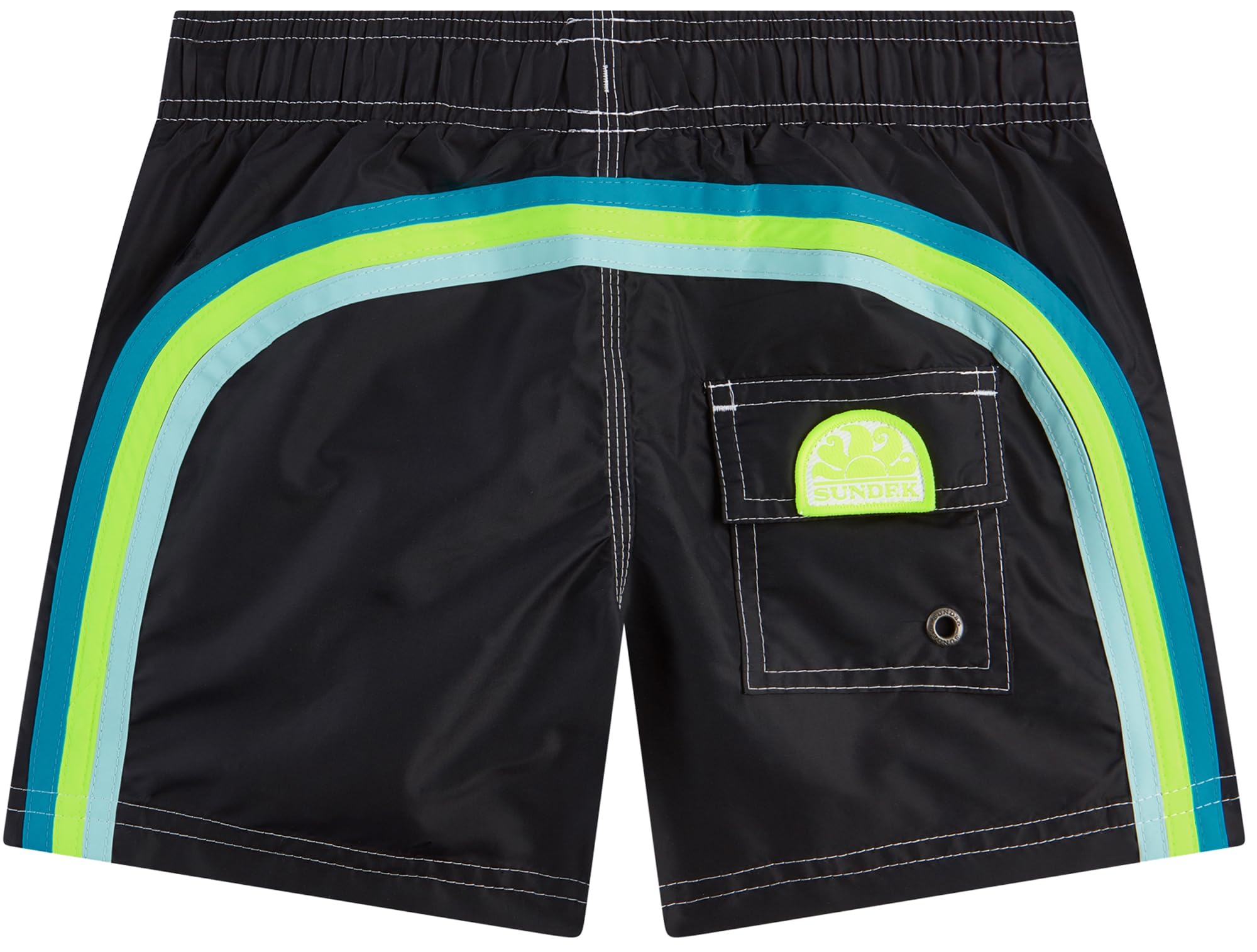 SUNDEK Pantaloncini da Bagno per Bambini Elastic Waist 9.5"»