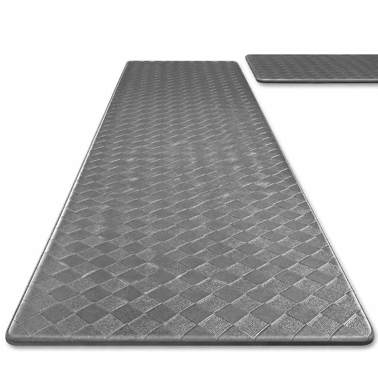 Tapis Anti-Fatigue Cuisine PVC 10 mm, 44x75+44x120 cm (Set)