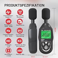 ZKH Digitális Hangerőmérő 30-130dB LCD Kijelzővel Zajmérő 2