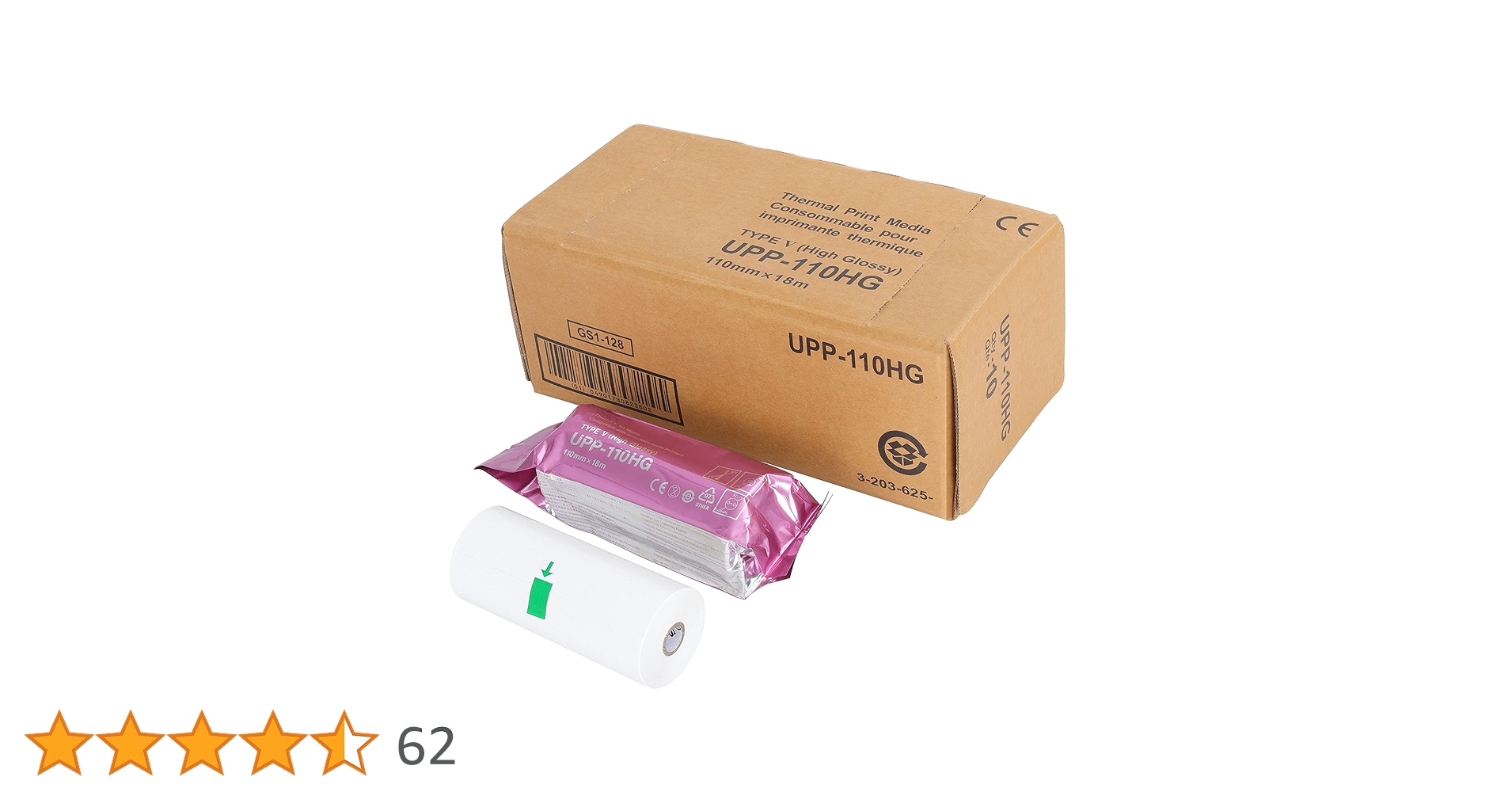 Amazon | UPP-110HG 高光沢超音波ペーパーフィルム/メディア 10ロール