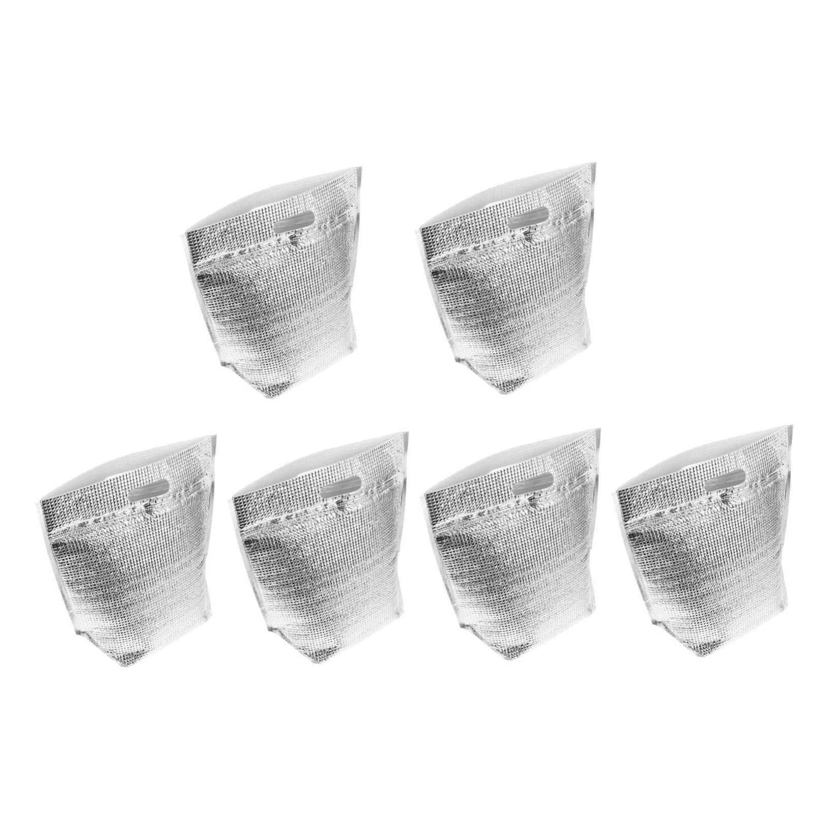 SOLUSTRE 6Pcs Insulated Food Tote Bag for Convenient Cake Storage Thermal Practical Lunch Carrier Lightweight Design for Take out Food