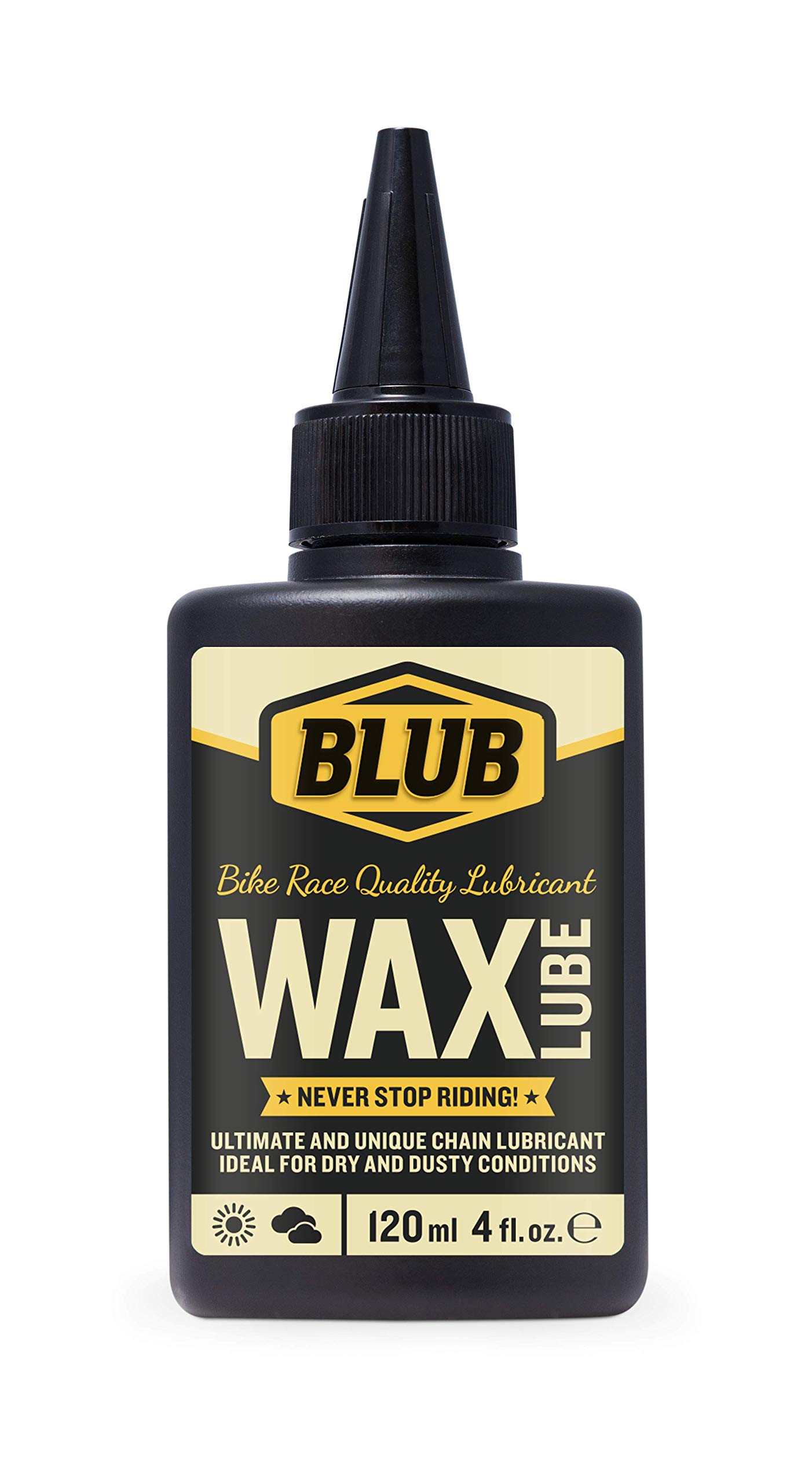 BLUB Wax Lube 120ml – chain wax for MTB & Road for Dusty Rides – chain lube – chain wax bicycle – bike chain lubricant – bike lubricant Easy to Clean – Up to 120km per Use