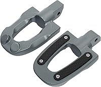 Vista 8 de TCT-MOTORPARTS Clavijas cromadas para estribera trasera para Harley Davidson Softail Fat Boy 18-25