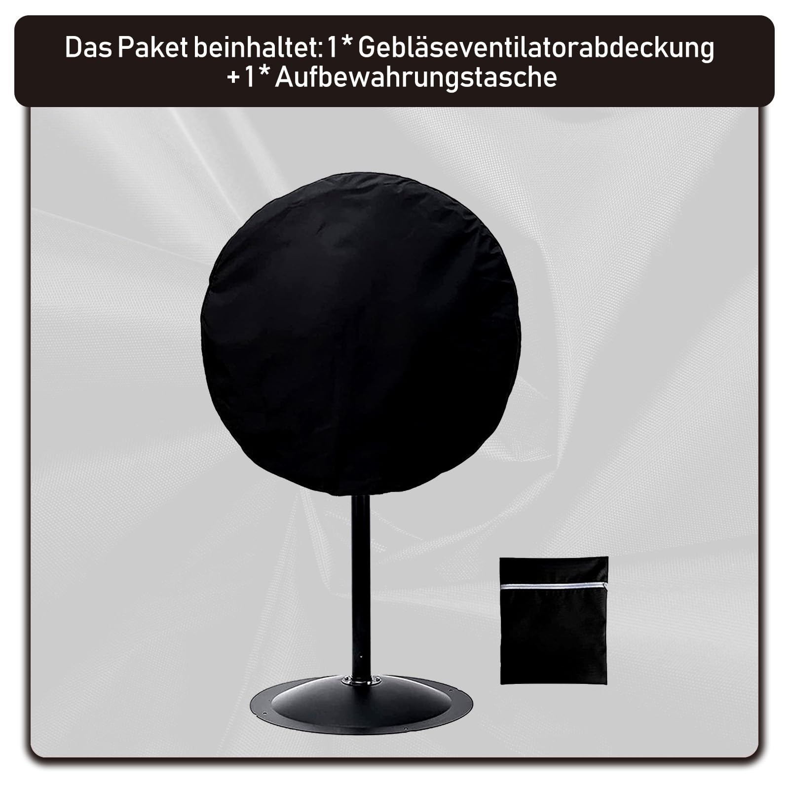 MYMM Lüfterstaubschutz Wasserdicht - 148x60 Cm Für Standventilatoren