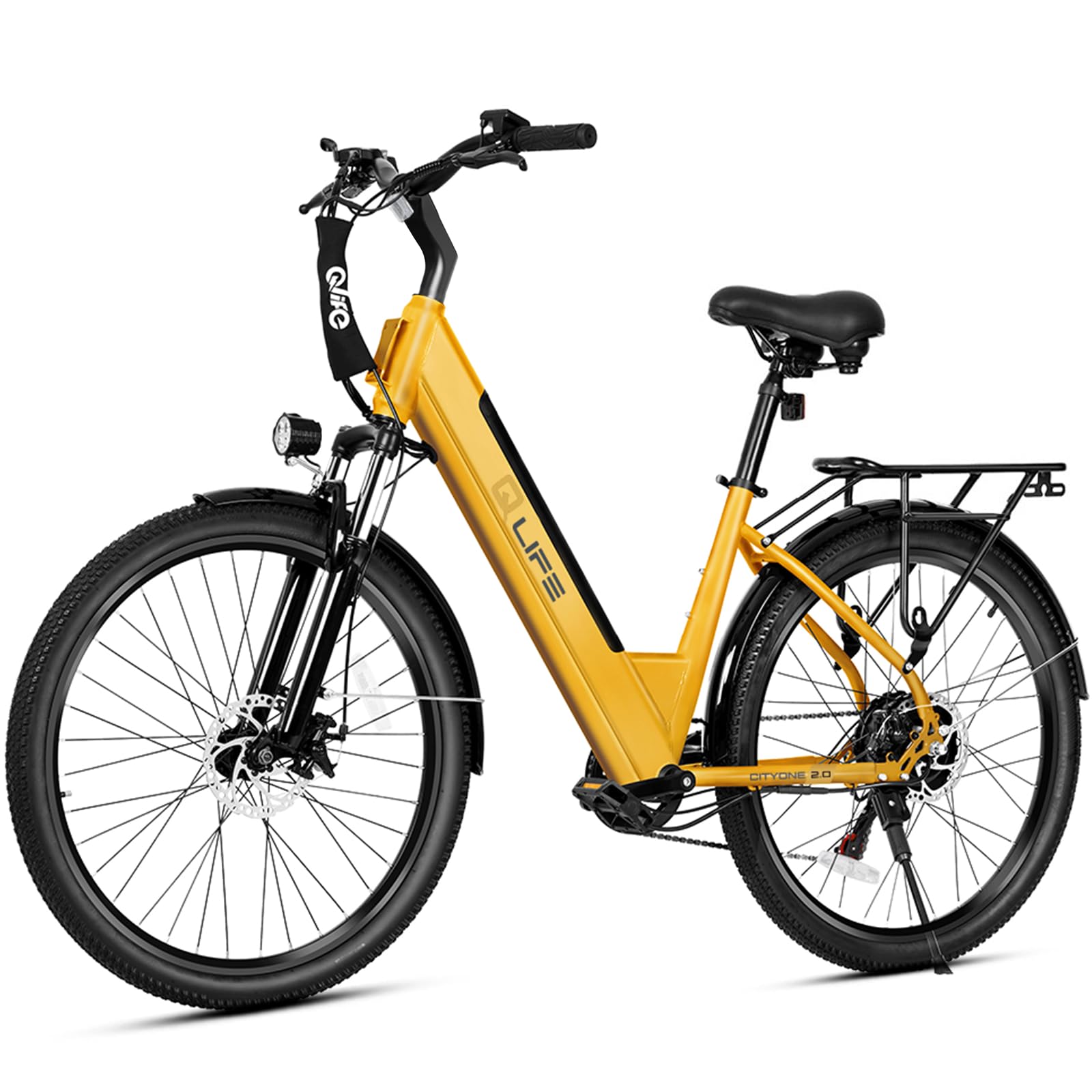 Qlife Cityone 2.0/Cityone Plus Electric Bike for Adults-1200W Peak Motor