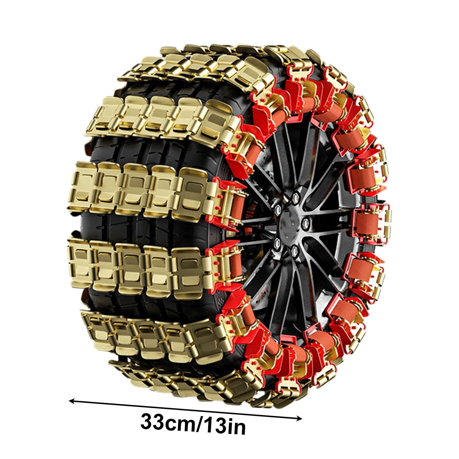 Cadenas Antideslizantes Para Nieve Y Hielo En Neumáticos De Automóvil Rueda
